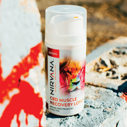 Nirvana CBD Muscle Recovery Lotion 600mg/100ml JB Naturals